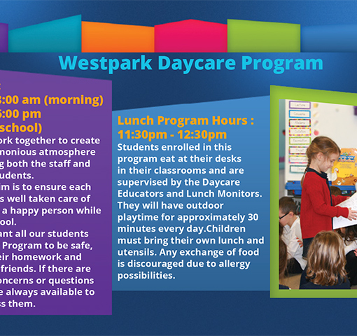 Westpark Daycare Postcard